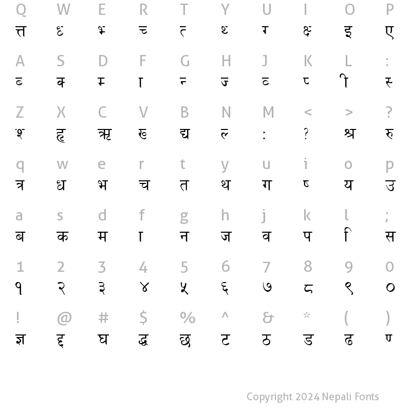 Nepali NORMAL Download For Free At Nepali Fonts Nepali Fonts